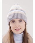 CLE Шапка 454432фэш, св.серый/голубой