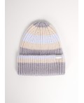 CLE Шапка 454432фэш, св.серый/голубой