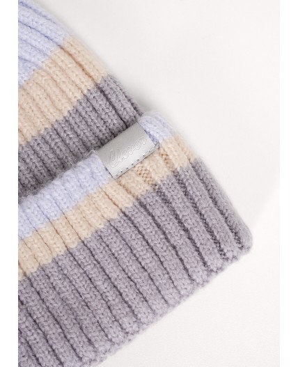 CLE Шапка 454432фэш, св.серый/голубой