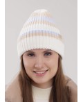 CLE Шапка 454432фэш, молочный/св.бежевый