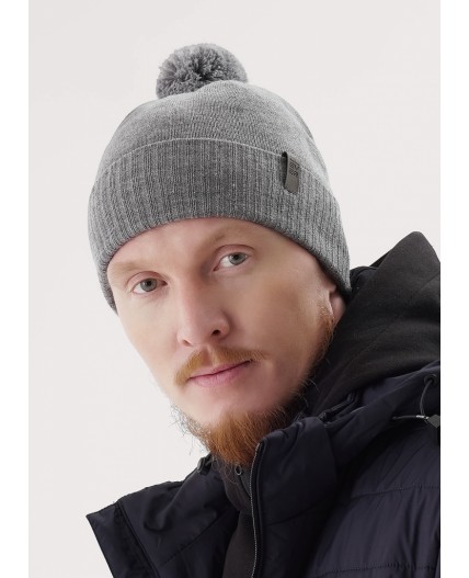 CLE Шапка 454433аш, меланж серый