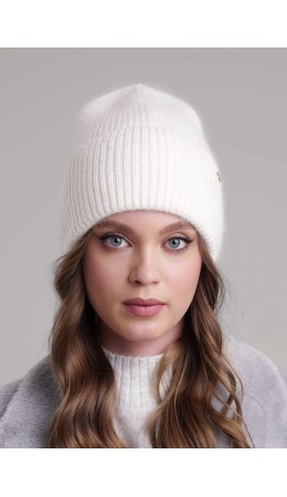 CLE Шапка 454460паш флис, молочный