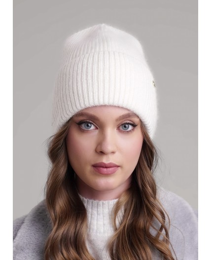 CLE Шапка 454460паш флис, молочный