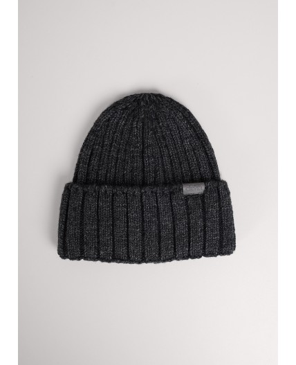CLE Шапка 454476ап, меланж т.серый