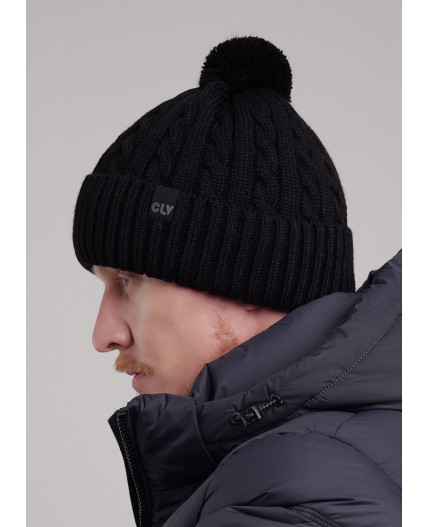 CLE Шапка 454489ап флис, чёрный