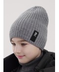 CLE Шапка дет. 453927аш, меланж серый