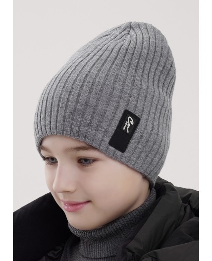 CLE Шапка дет. 453927аш, меланж серый