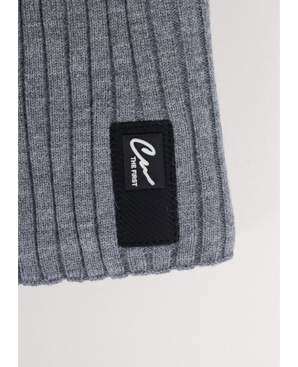 CLE Шапка дет. 453927аш, меланж серый