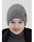 CLE Шапка дет. 454134ап флис, меланж серый