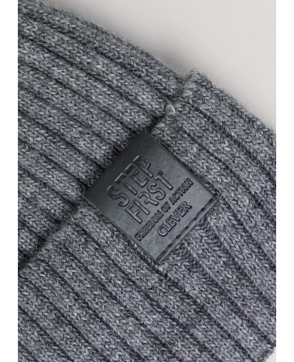 CLE Шапка дет. 454134ап флис, меланж серый