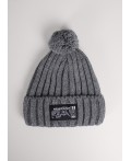 CLE Шапка дет. 454154ап флис, меланж серый