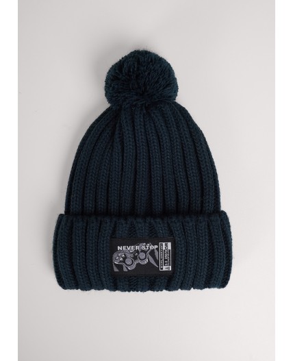 CLE Шапка дет. 454154ап флис, т.зелёный