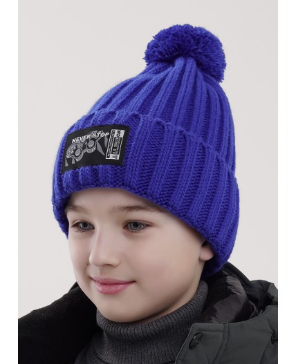 CLE Шапка дет. 454154ап флис, синий