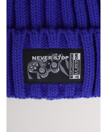 CLE Шапка дет. 454154ап флис, синий