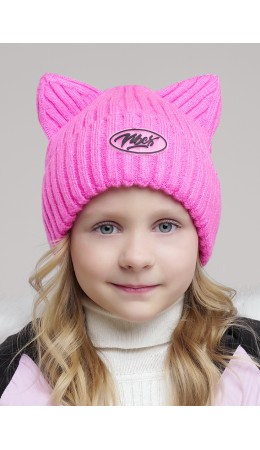 CLE Шапка дет. 454365ап флис, фуксиевый