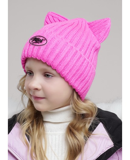 CLE Шапка дет. 454365ап флис, фуксиевый