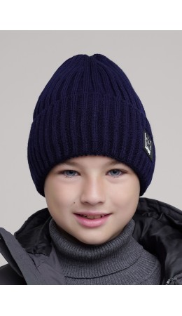 CLE Шапка дет. 454393ак флис, т.синий