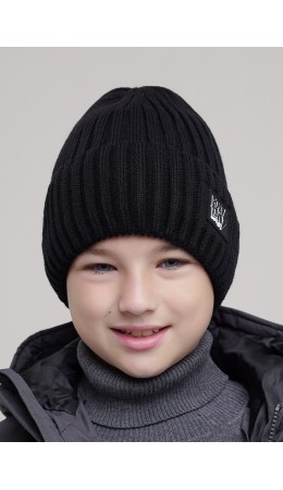 CLE Шапка дет. 454393ак флис, чёрный