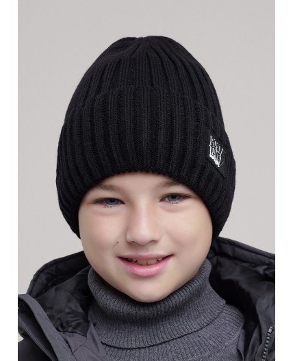 CLE Шапка дет. 454393ак флис, чёрный
