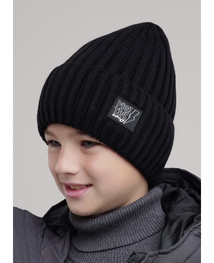CLE Шапка дет. 454393ак флис, чёрный