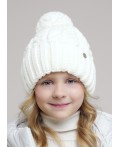CLE Шапка дет. 454474ап флис, белый