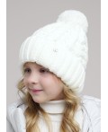 CLE Шапка дет. 454474ап флис, белый