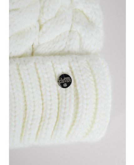 CLE Шапка дет. 454474ап флис, белый