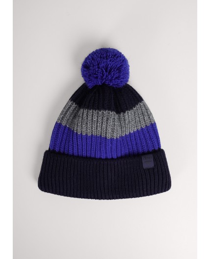 CLE Шапка дет. 454475ап флис, т.синий/синий
