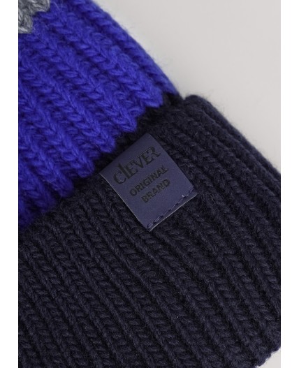 CLE Шапка дет. 454475ап флис, т.синий/синий