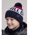 CLE Шапка дет. 454508ап флис, т.синий/красный