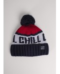 CLE Шапка дет. 454508ап флис, т.синий/красный