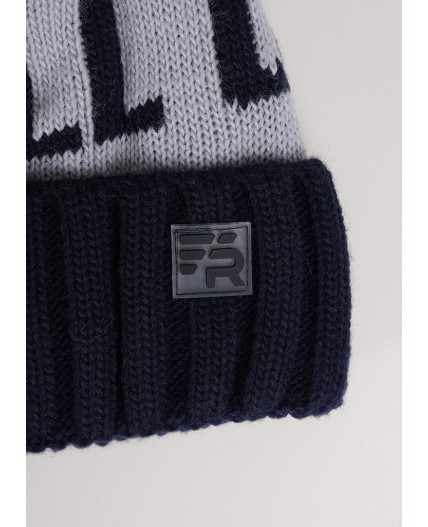 CLE Шапка дет. 454508ап флис, т.синий/красный