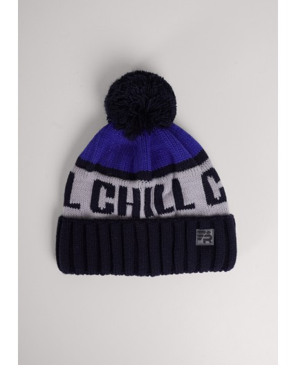 CLE Шапка дет. 454508ап флис, т.синий/синий