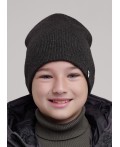 CLE Шапка дет. 604316вн, меланж т.серый