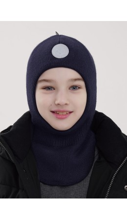 CLE Шапка-шлем дет. 453834ап флис, т.синий