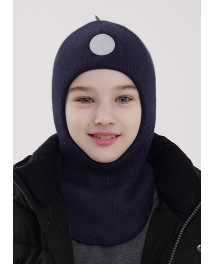 CLE Шапка-шлем дет. 453834ап флис, т.синий