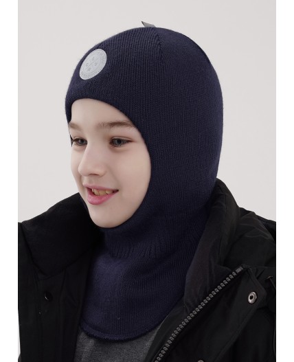 CLE Шапка-шлем дет. 453834ап флис, т.синий