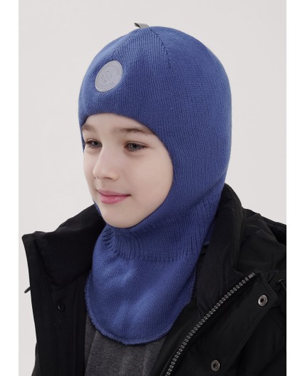 CLE Шапка-шлем дет. 453834ап флис, св.джинсовый