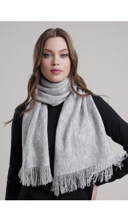 CLE Шарф 454478фэш, св.серый