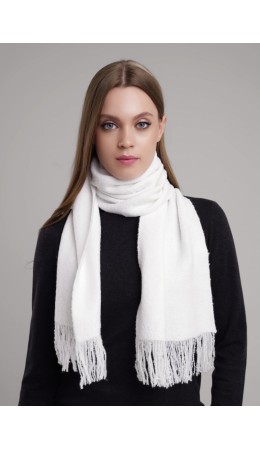CLE Шарф 454478фэш, молочный