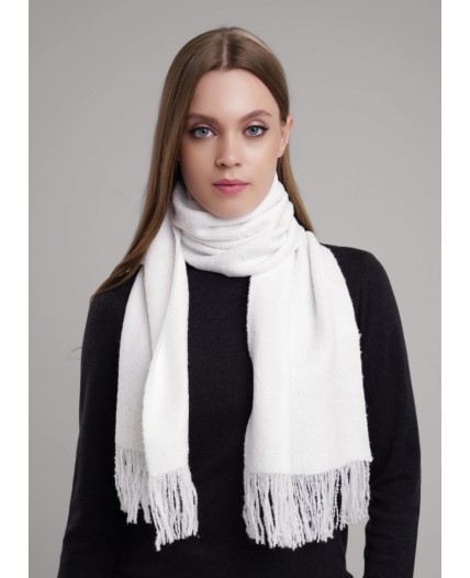 CLE Шарф 454478фэш, молочный