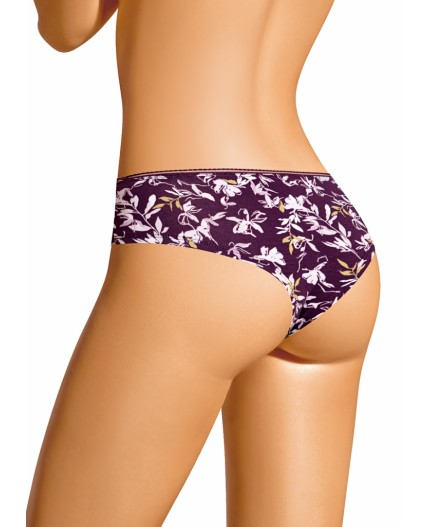 CLE BR1183/2 Трусы жен. Виола, т.фиолетовый/св.розовый