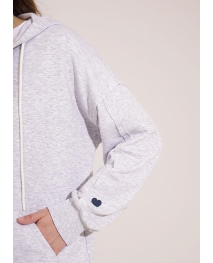 CLE LJ15-008 Куртка жен., меланж св.серый