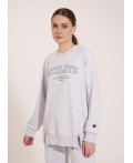 CLE LSW15-008 Джемпер жен., меланж св.серый