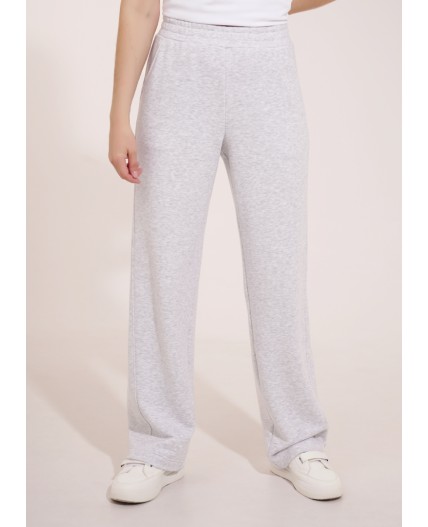 CLE LTR15-008 Брюки жен., меланж св.серый