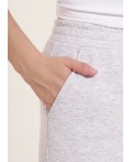 CLE LTR15-008 Брюки жен., меланж св.серый