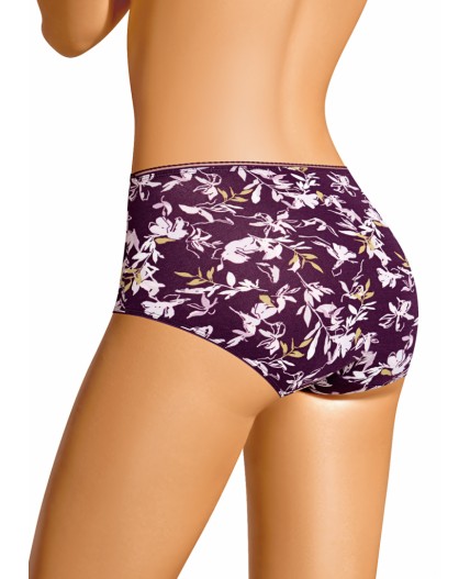 CLE M1183/2 Трусы жен. Виола, т.фиолетовый/св.розовый