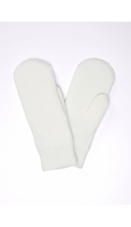CLE Варежки жен. 444248ап, молочный