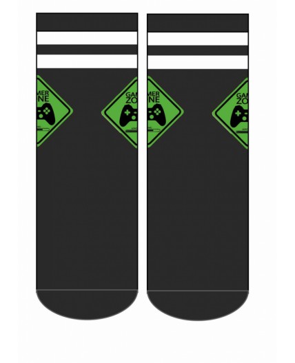 CLE Носки дет.С248П 12-14,14-16 плюш мал, чёрный