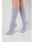 CLE Носки жен.Д682Ш зима акрил, голубой